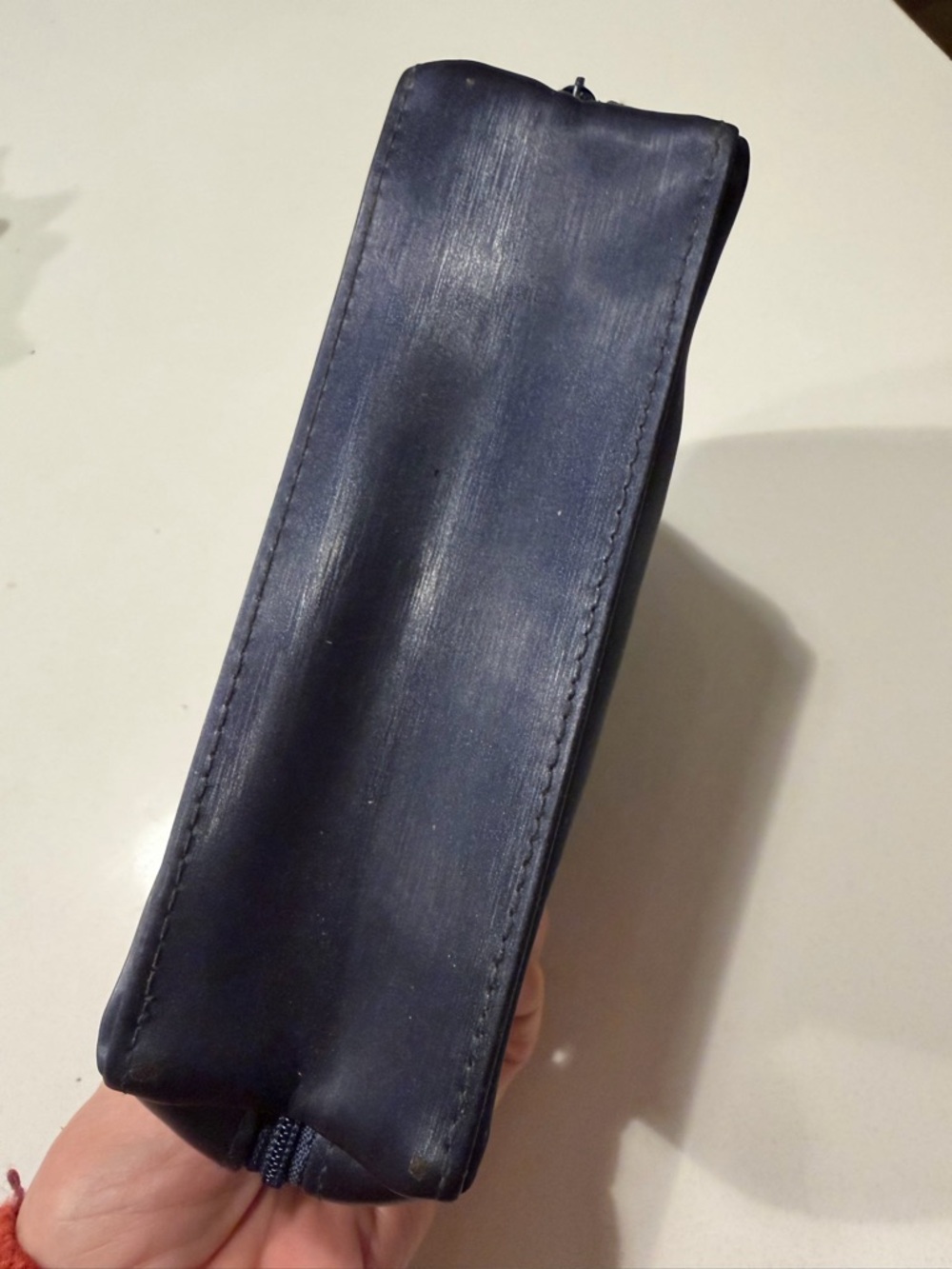 Christian Dior Parfums make up toiletry cosmetic bag navy blue - Picture 5 of 9